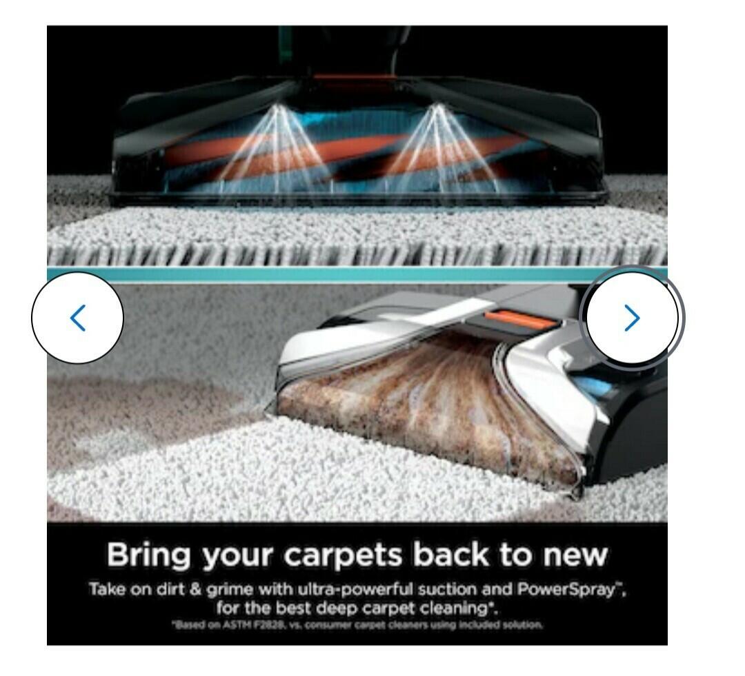 Shark - CarpetXpert with Stainstriker Technology Corded Upright Deep Carpet a...