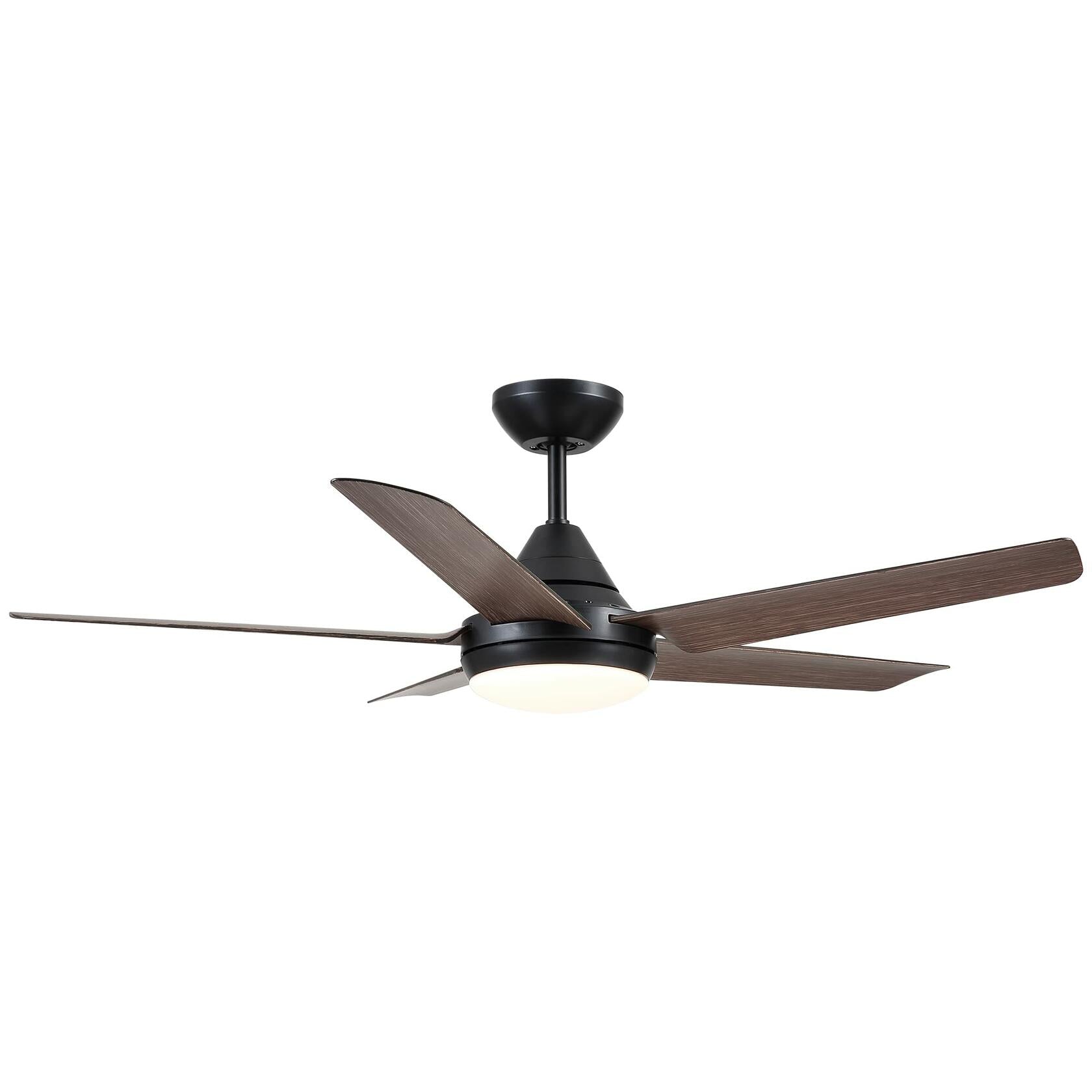 Teemful 48 Inch Ceiling Fans with Lights Remote Control, 5 Reversible Blade,