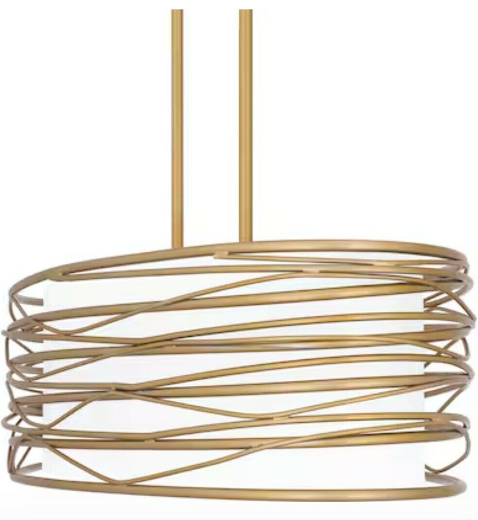 Quoizel SPL542LG Spiral Island Light Light Gold