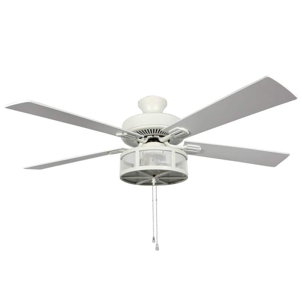 River of Goods 52 Mae Alabaster LED Ceiling Fan with Light