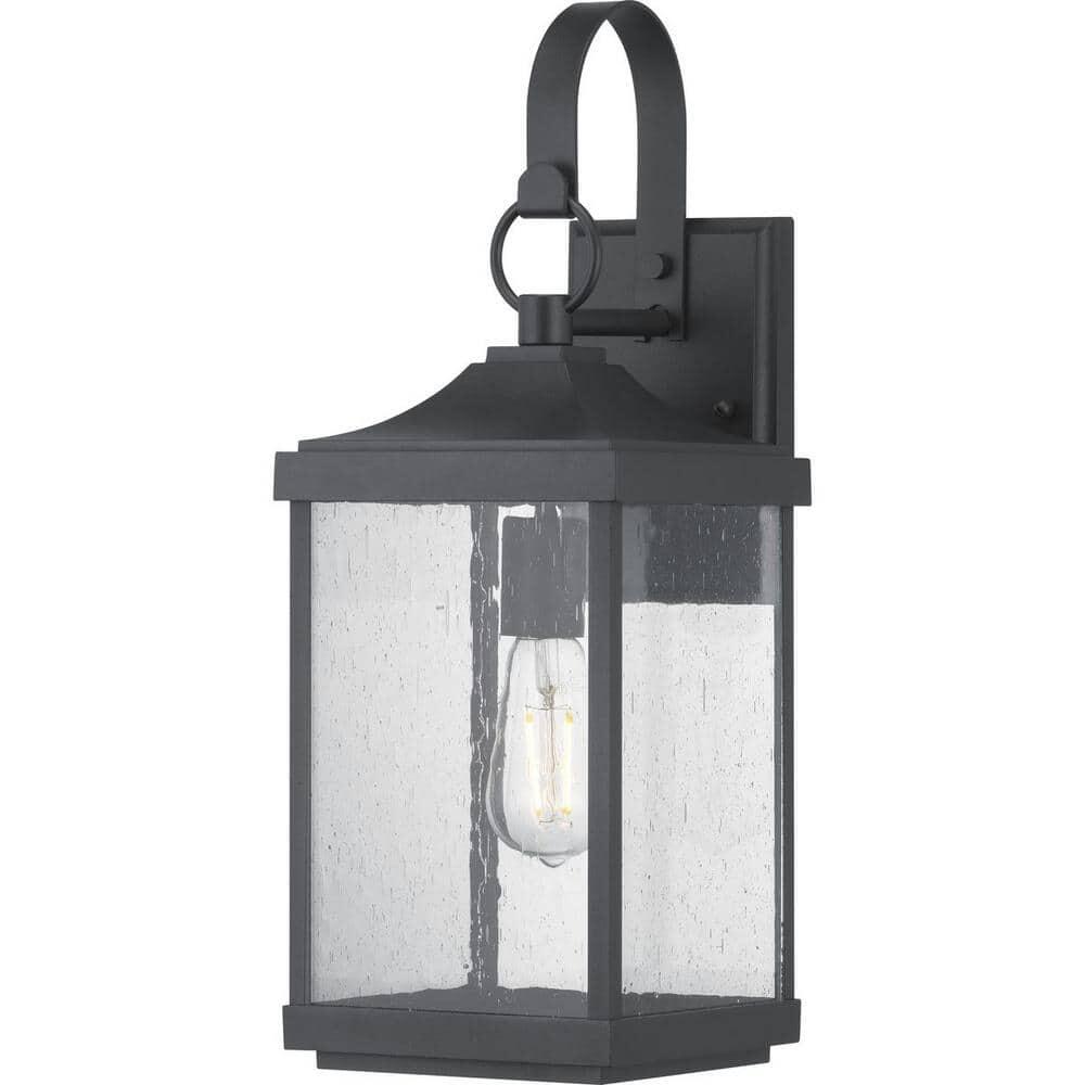Progress Lighting Park Court 19 Outdoor Wall Lantern with Clear Seeded Glass