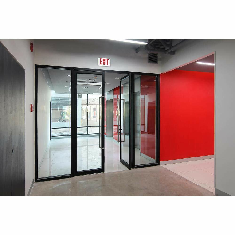 Commercial Electric 120-277-Volt with Ni-Cad 4.8-Volt White Integrated LED Exit