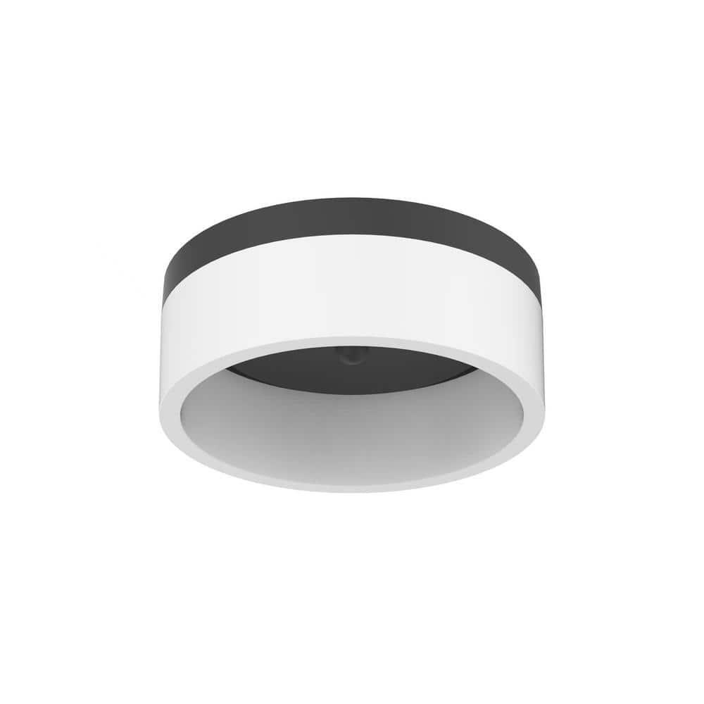 7.85 in. Black LED Flush Mount