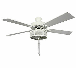 River of Goods 52 Mae Alabaster LED Ceiling Fan with Light