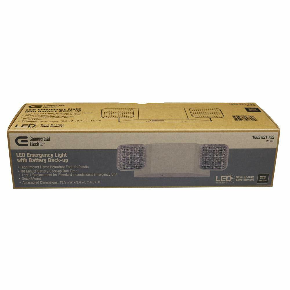 Commercial Electric Rectangle 11-Watt with Ni-Cad 6.0-Volt Battery White