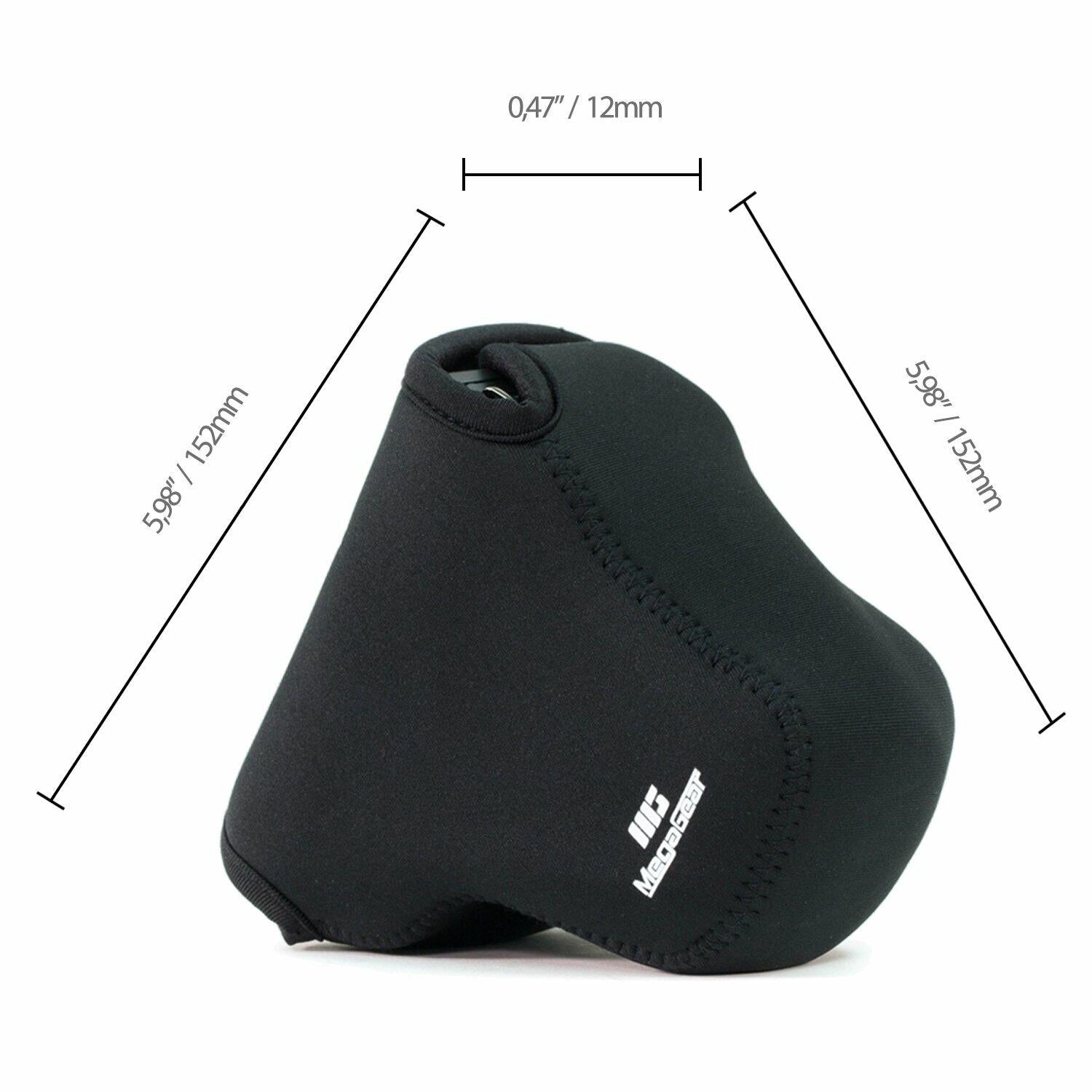 MegaGear ''Ultra Light'' Neoprene Camera Case Bag with Carabiner for Sony