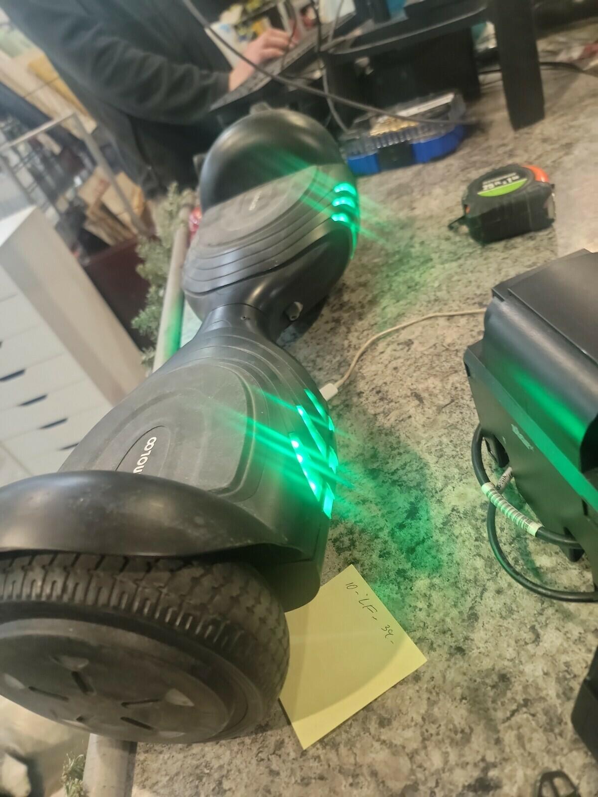 Tomoloo Hoverboard With Bluetooth Speaker, LED Color Changing Lights And Charger
