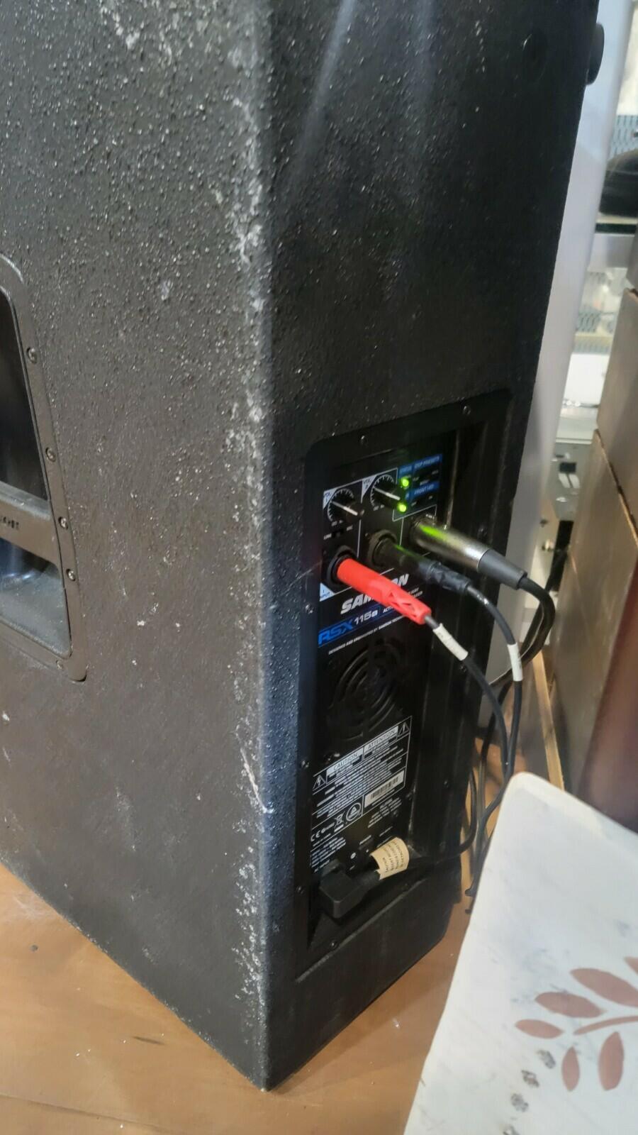 Single Pre-Owned Samson RSX115A 1700w 1 x 12" Active Powered Loudspeaker