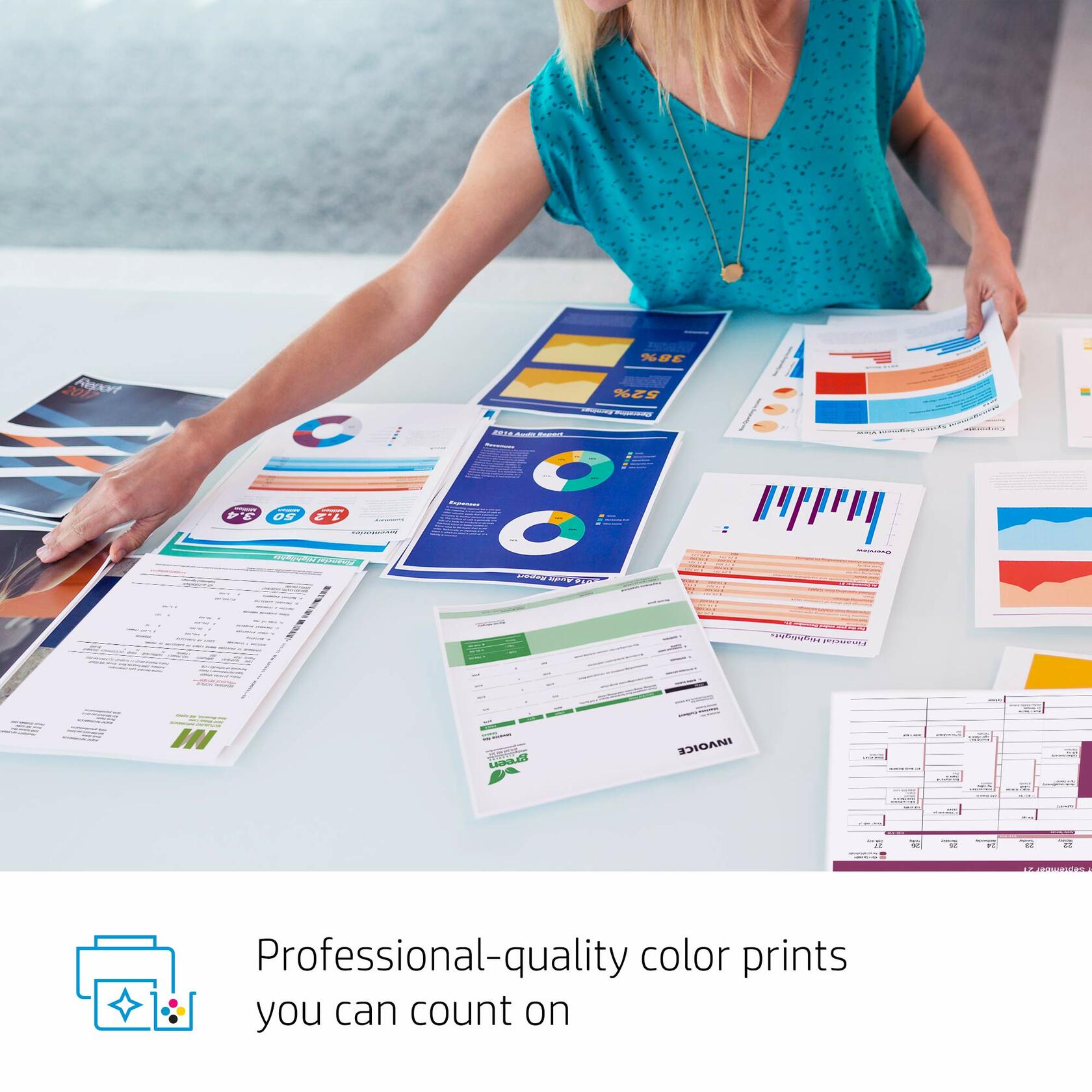 HP Color LaserJet Pro M255dw Wireless Laser Printer, Remote Mobile Print, Duplex Printing, Works with Alexa (7KW64A), White