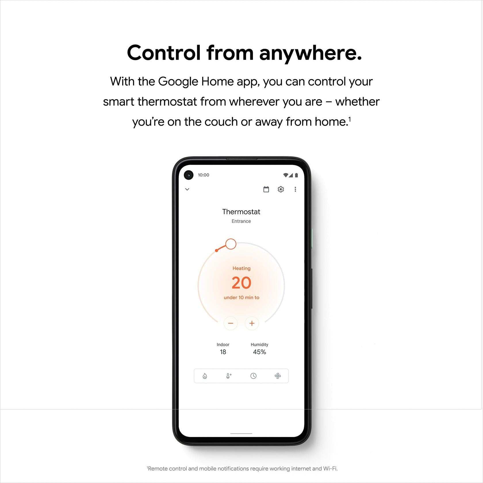 Google Nest Thermostat - Smart Thermostat for Home - Programmable Wifi