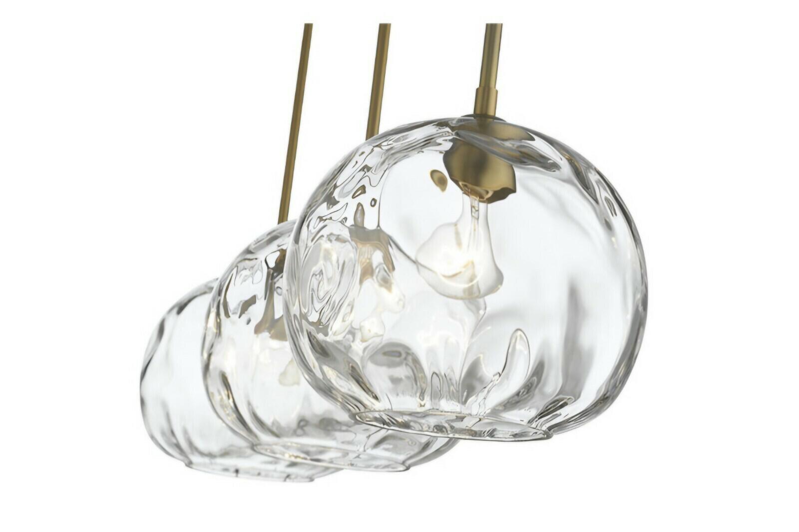 Z-Lite 490P10-3L Chloe 3 Light 10"W Linear Pendant - Brass