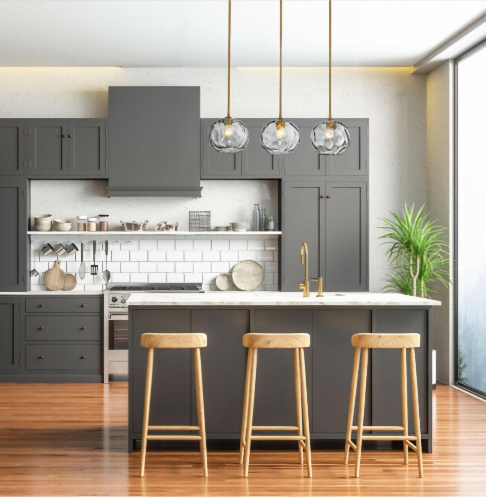 Z-Lite 490P10-3L Chloe 3 Light 10"W Linear Pendant - Brass