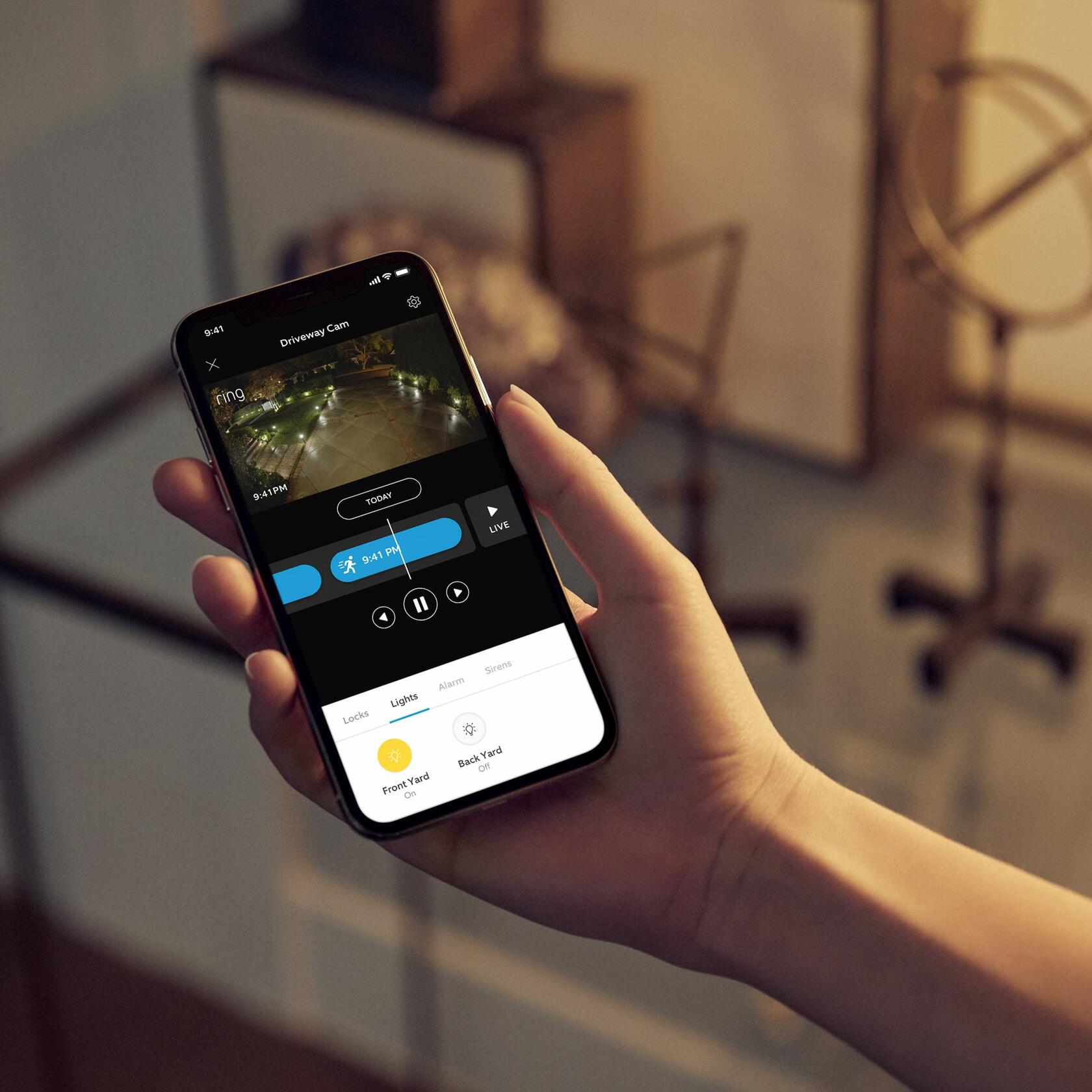 Ring Smart Lighting – Steplight, Battery-Powered, Outdoor Motion-Sensor Security Light, Black (Bridge required)