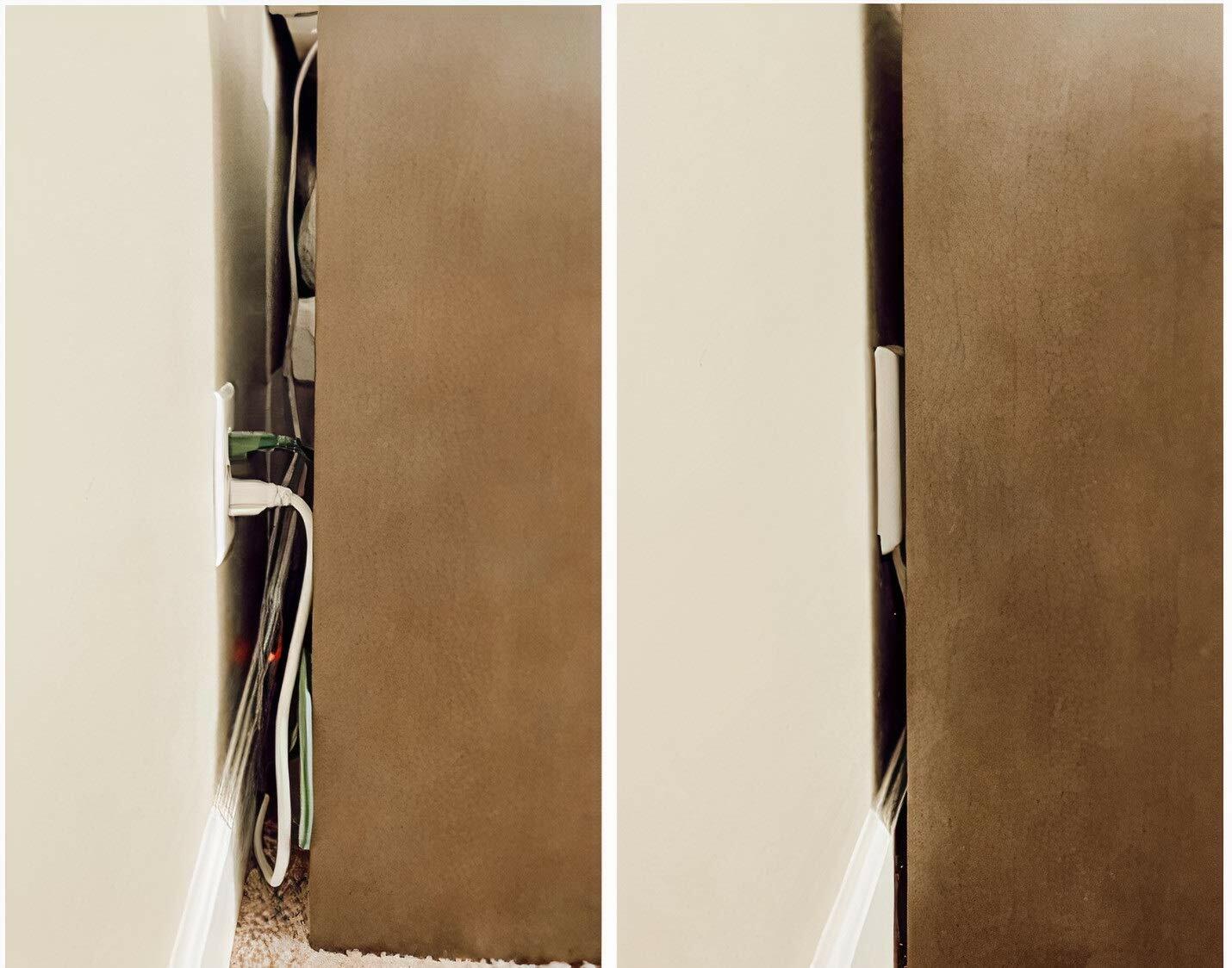 Sleek Socket 6 Outlet Surge Protector, Ultra-Thin Outlet Concealer with Cord Concealer Kit, 6-Foot Cord, Universal Size (Ideal for Home Office & Home Theater)