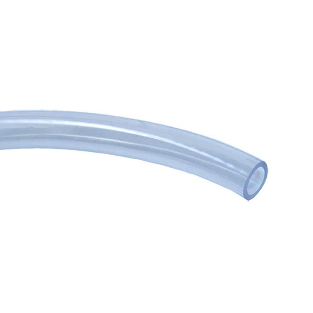 UDP 3/8 in. I.D. x 1/2 in. O.D. x 20 ft. Clear Vinyl Tubing, Clear/Smooth