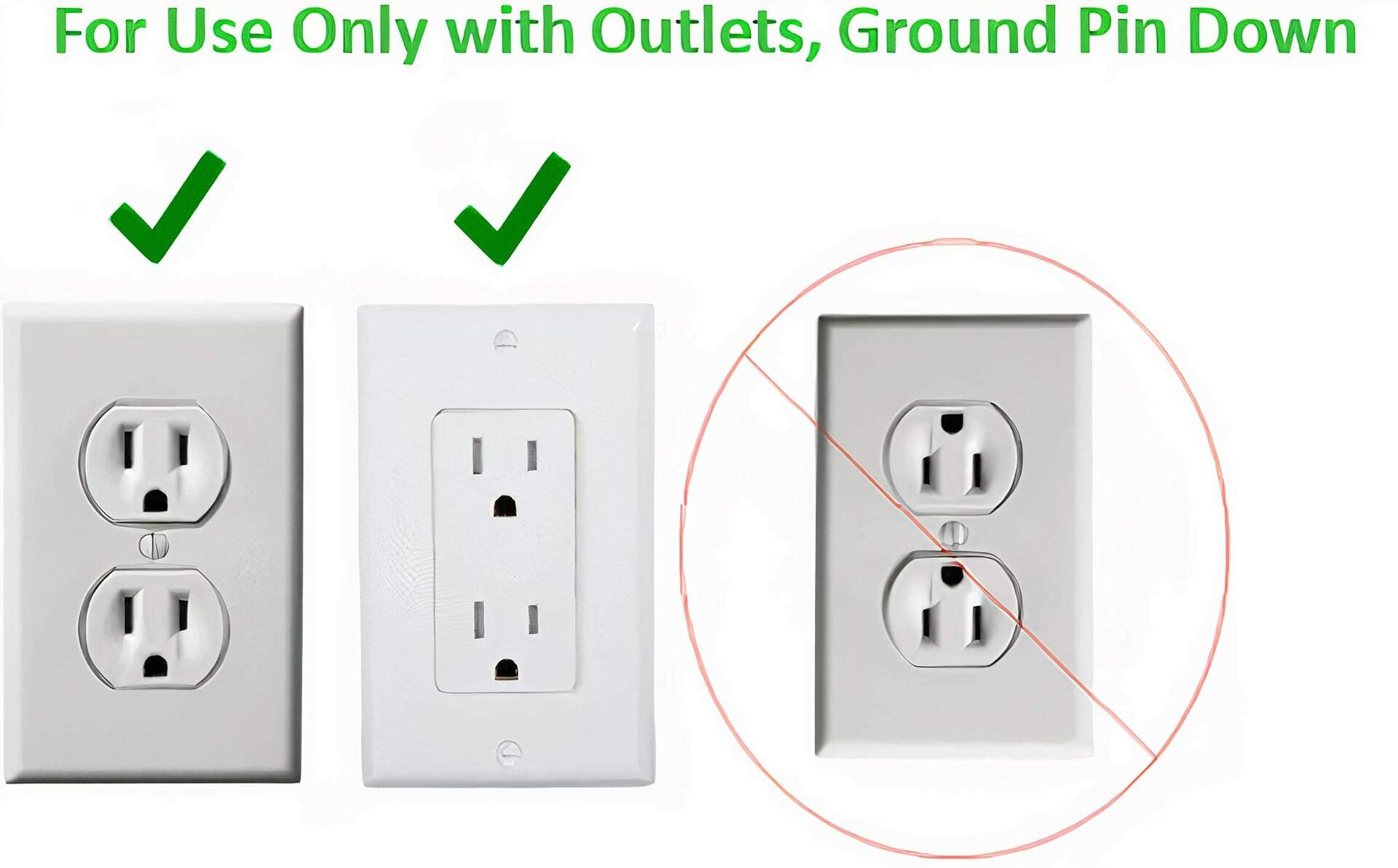 Sleek Socket 6 Outlet Surge Protector, Ultra-Thin Outlet Concealer with Cord Concealer Kit, 6-Foot Cord, Universal Size (Ideal for Home Office & Home Theater)