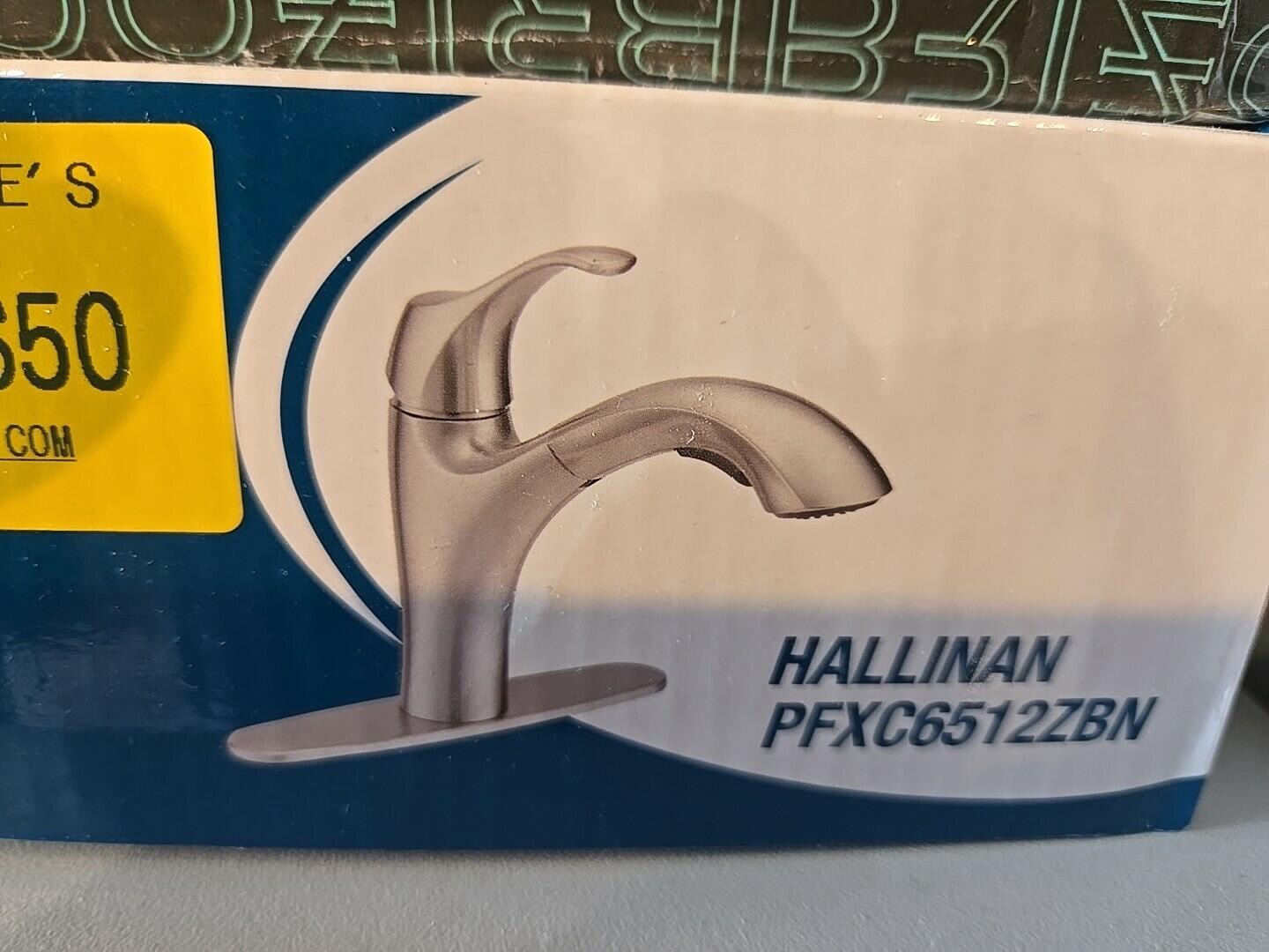 PROFLO PFXC6512 Hallinan 1.75 GPM 1 Hole Pull Out Kitchen Faucet - Nickel