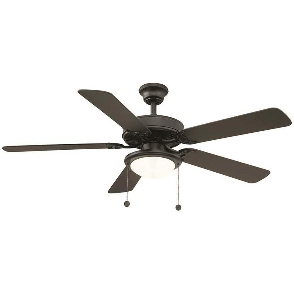 National Brand Alternative YG269BP-BK 52 in. Trice LED Ceiling Fan with Light Kit44; Black