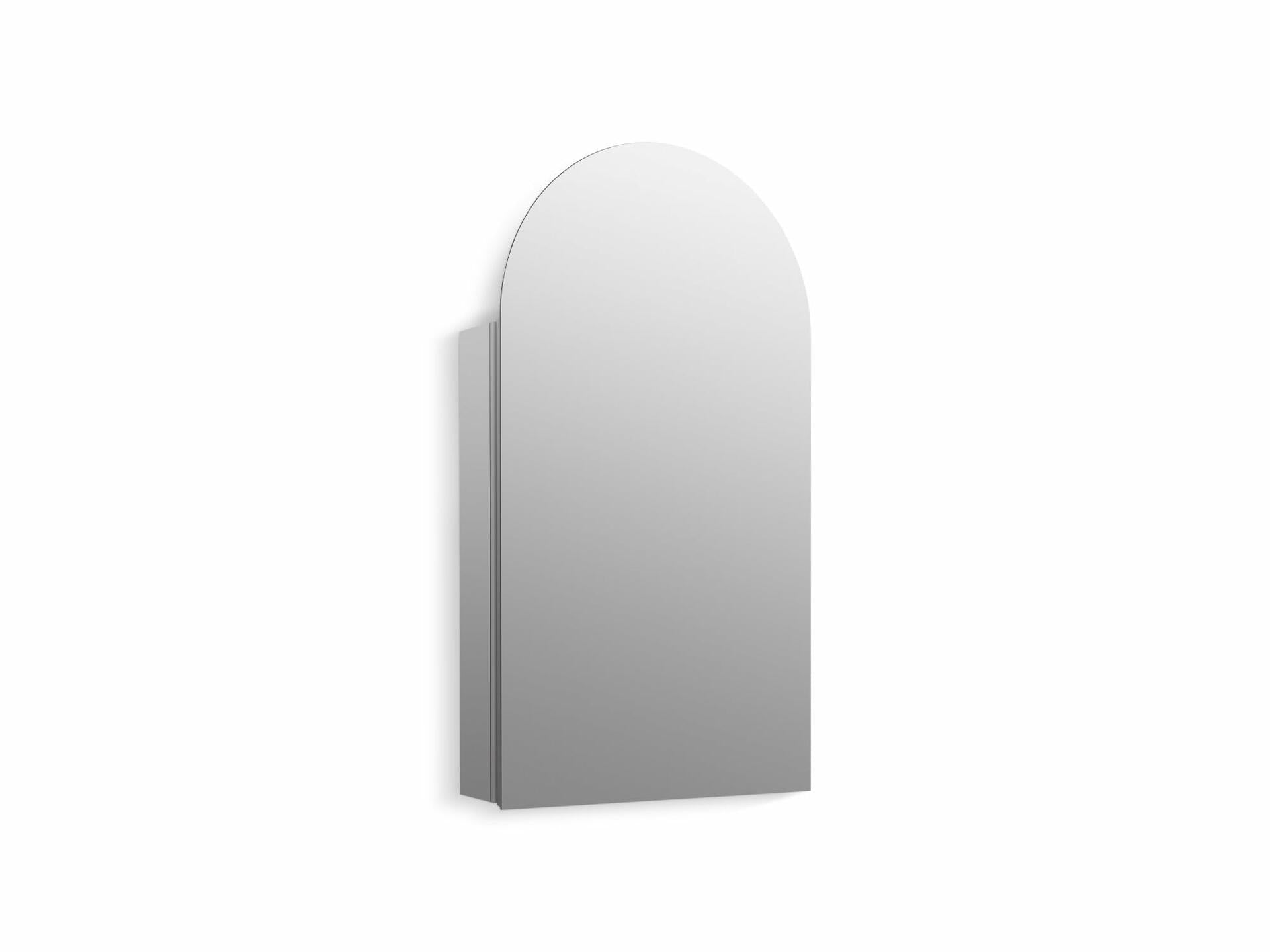 KOHLER Embark Medicine Cabinet, Deep Storage with Adjustable Shelves and Arch Mirrored Door, 20" x 36"