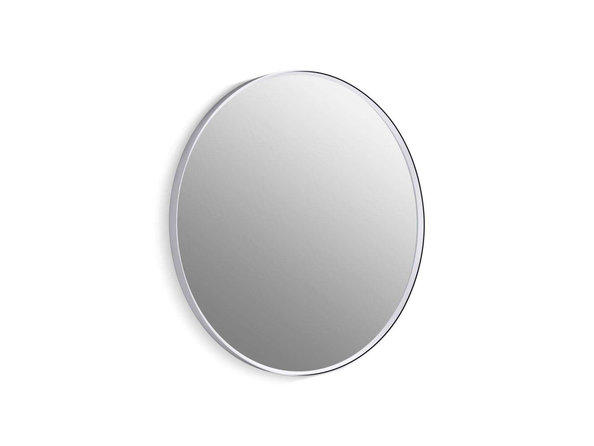 Kohler Essential 32 in. W x 32 in. H Round Framed Wall Mount Bathroom Vanity Mirror in Polished Chrome