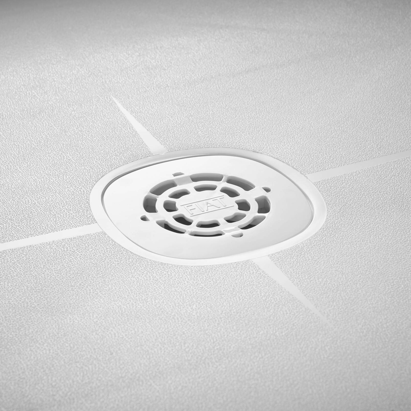 PROFLO PFSB3434 Morenci 34" x 34" Square Shower Base with Single Threshold and Center Drain - White