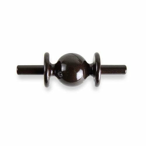 Rod Desyne Cocoa Connector for 13/16-Inch Curtain Rods