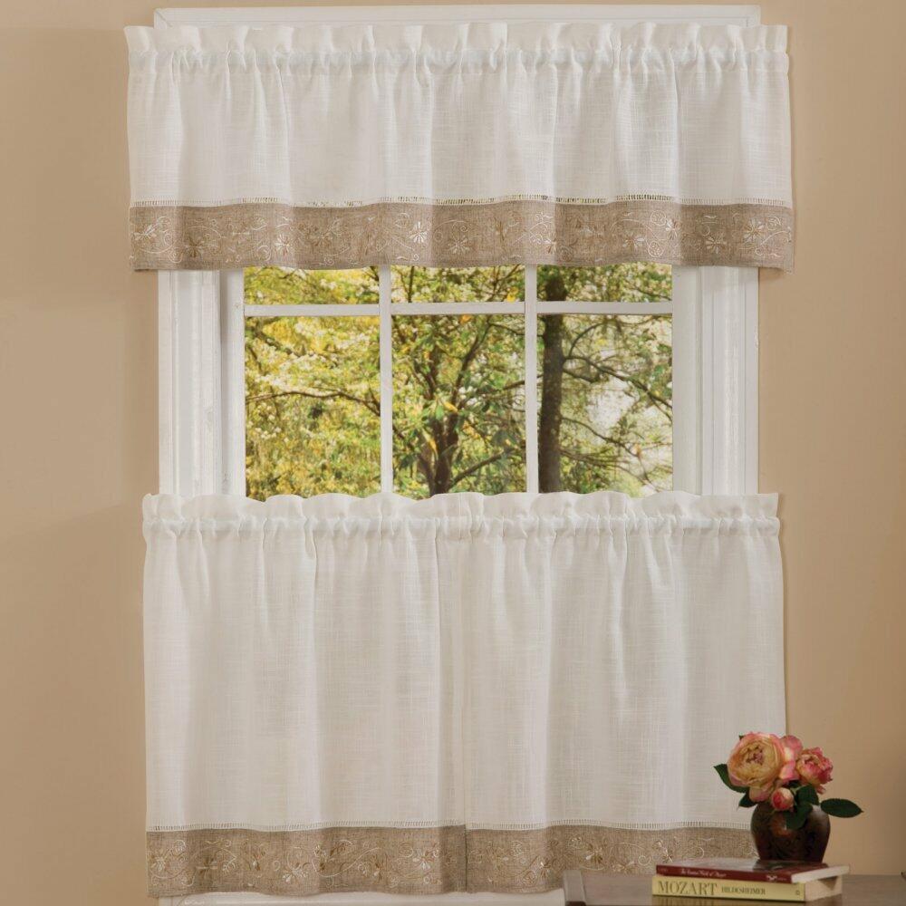 Achim Oakwood Valance - 58W x 14L