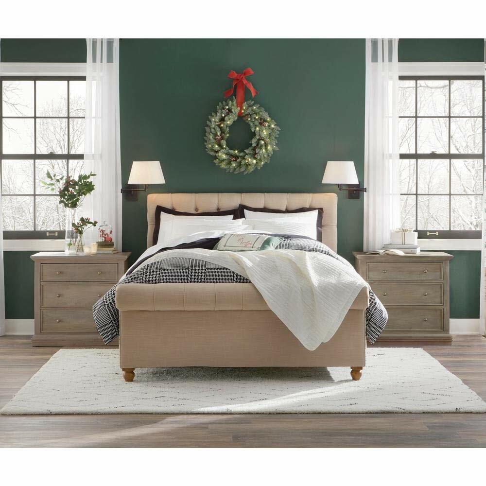 CurtainFresh Odor Neutralizing Sheer Voile Grommet Window Curtain for Bedroom or Living Room (1 Panel), 59 in x 108 in, White