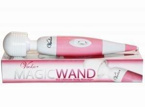 Holiday Gift Set Of Venla Magic Wand Massager And Stay Hard Beaded Cockrings 3Pc Clear