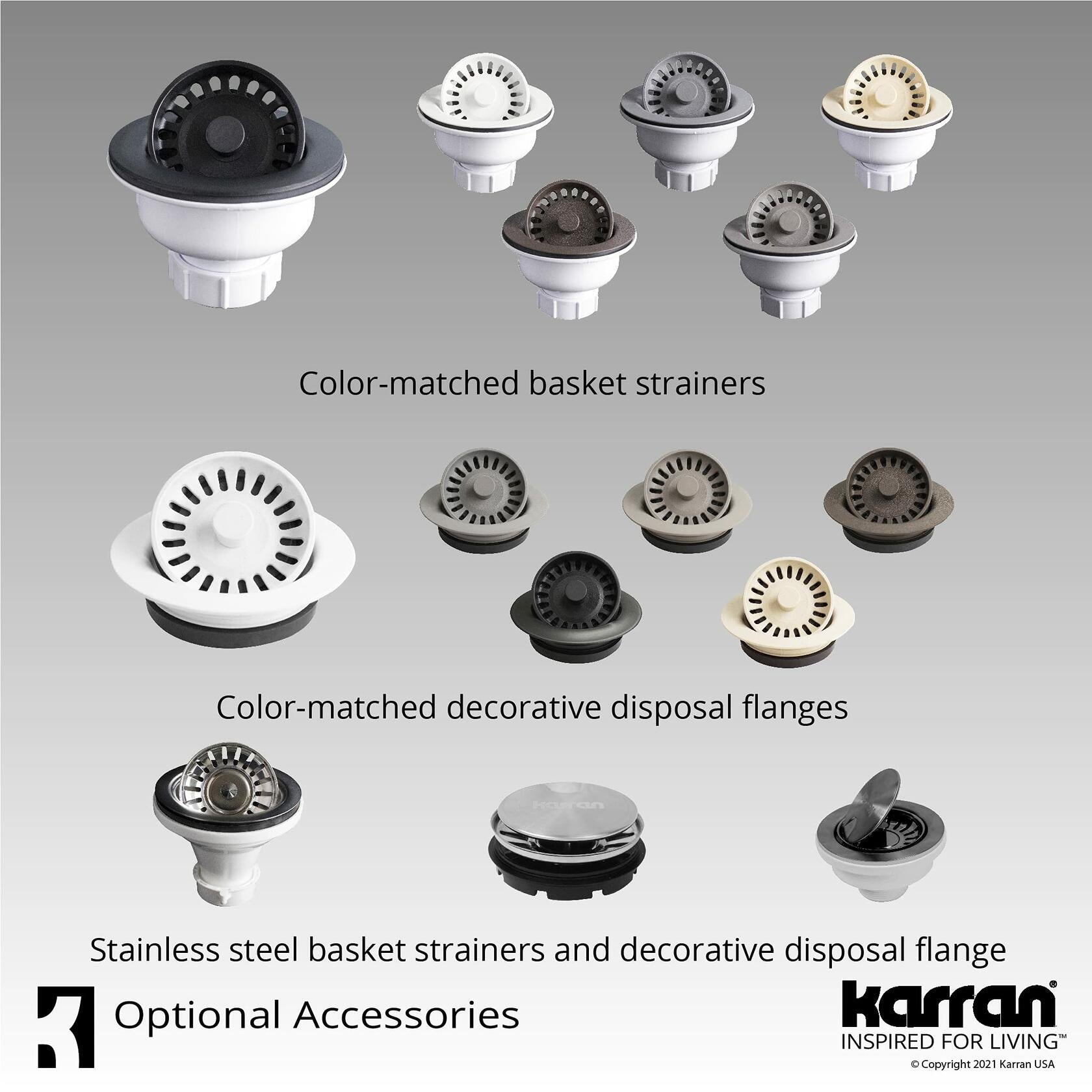 Karran QU-711 Undermount Quartz Composite 32 in. 60/40 Double Bowl Kitchen Sink in Bisque