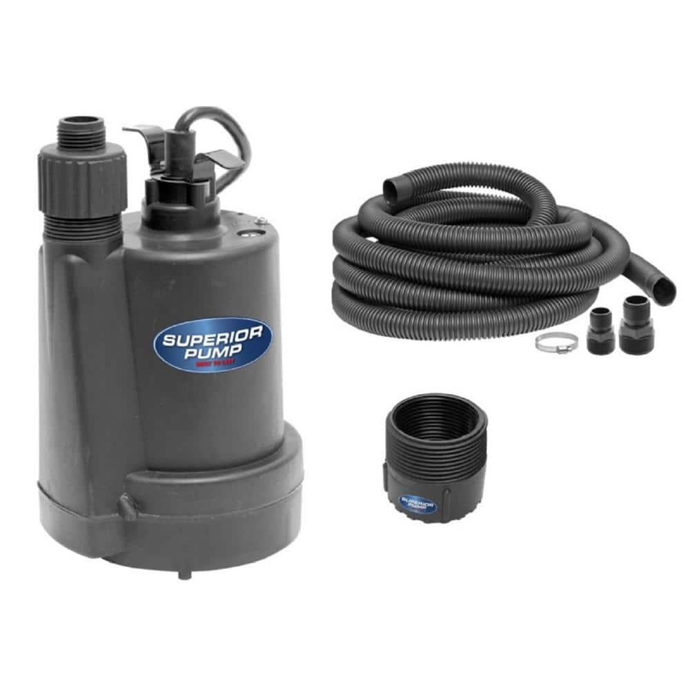 1/4 HP Submersible Thermoplastic Utility Pump Kit