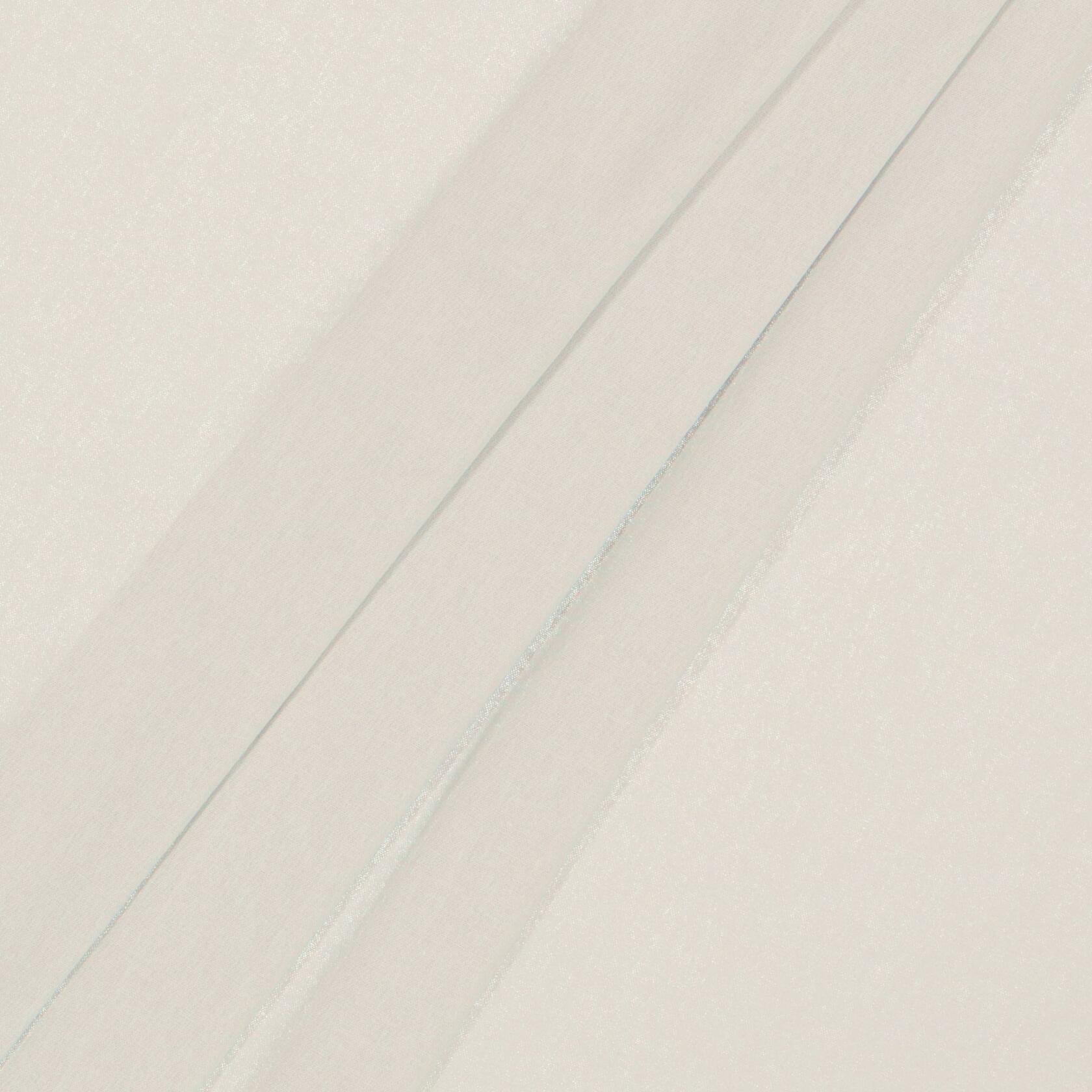 Mercantile Drop Cloth Curtain Panel, Light Filtering Ring & Tab Top with Attached Valance, 108 in Long x 50 in Wide, Farmhouse Single Window Panel, Bedroom, Living Room & Dining Room, Off White