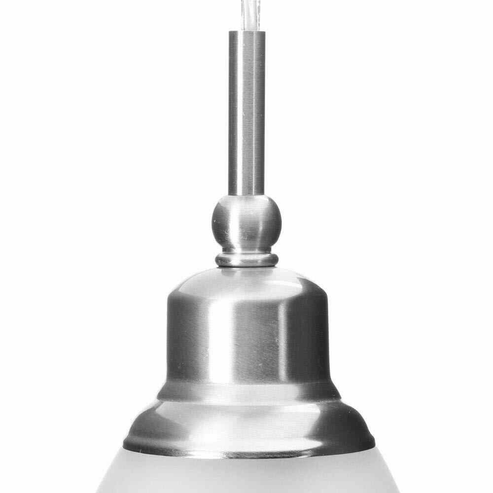 Commercial Electric 1-Light Brushed Nickel Mini-Pendant (3-Pack )