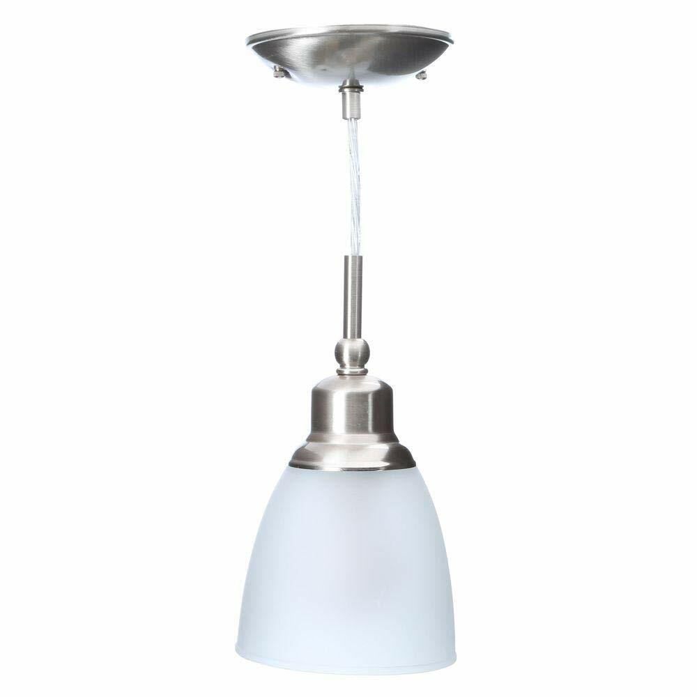 Commercial Electric 1-Light Brushed Nickel Mini-Pendant (3-Pack )