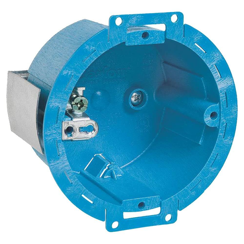 8 each: Lamson Old Work PVC Round Ceiling Box (BH614R)