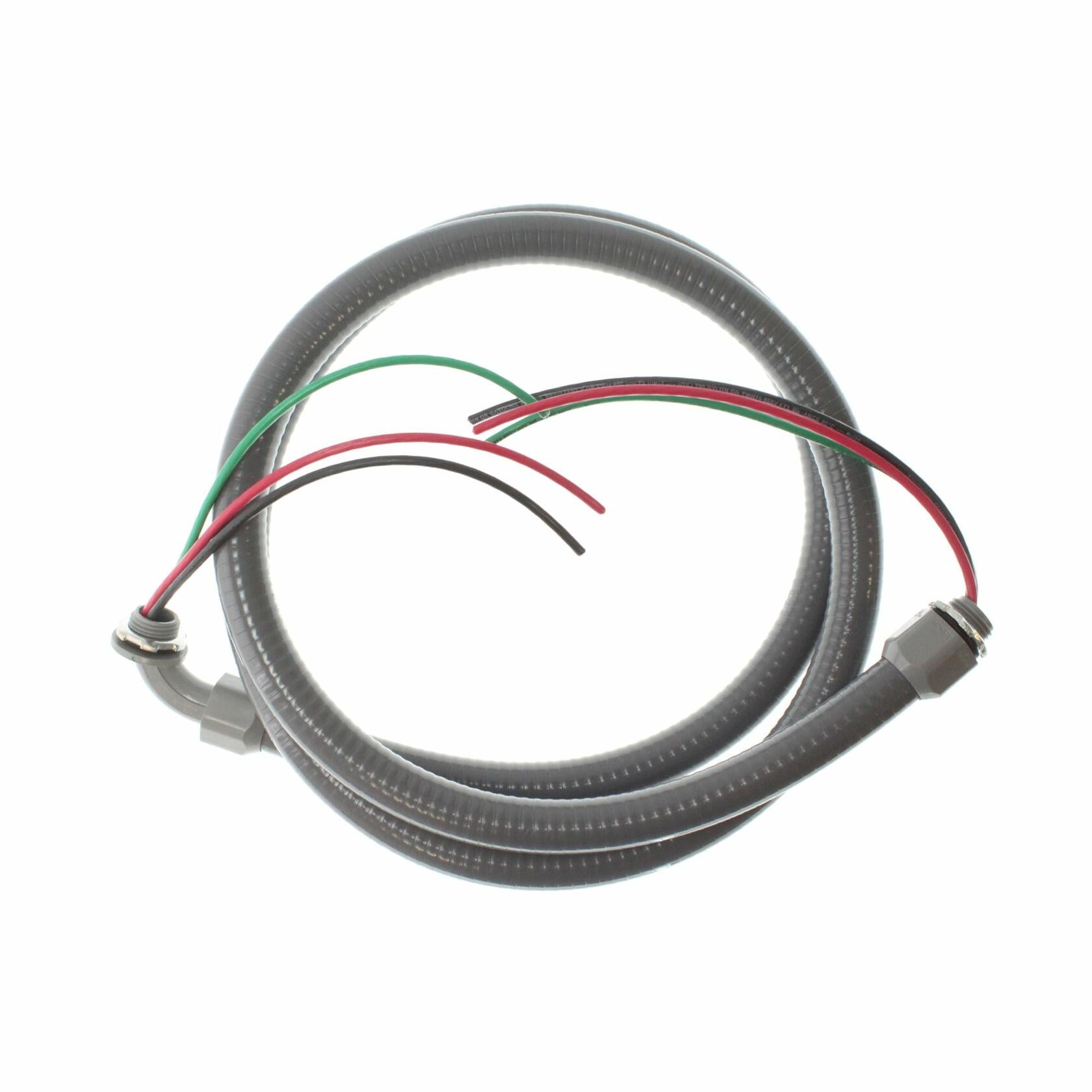 Southwire 55189407 55189401 Liquid Tight Flexible Whip; 1/2 In X 6 Ft; Pvc ; Grey