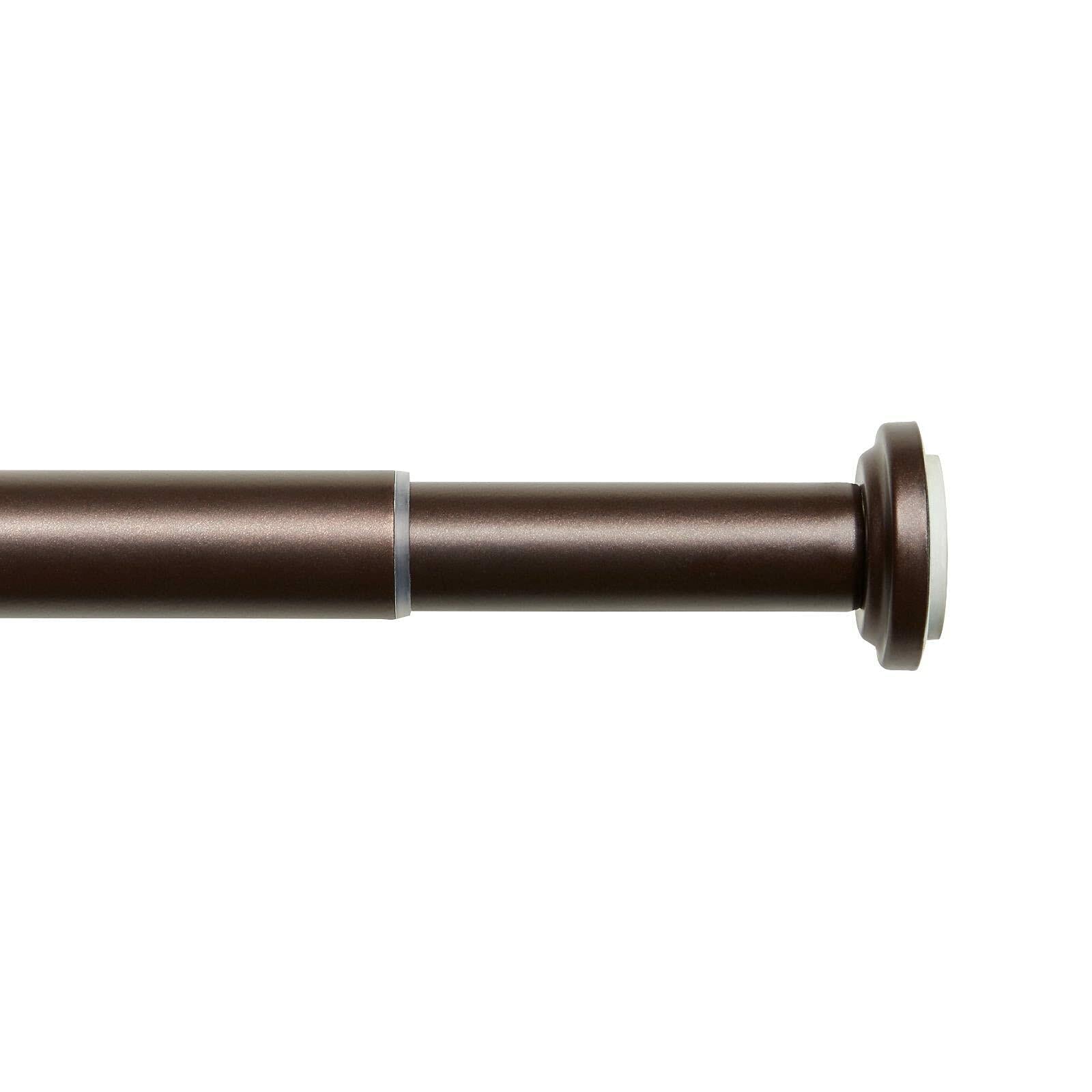 EXCLUSIVE HOME Tension Rod, Oil Rubbed Bronze, Adjustable 48"-84"