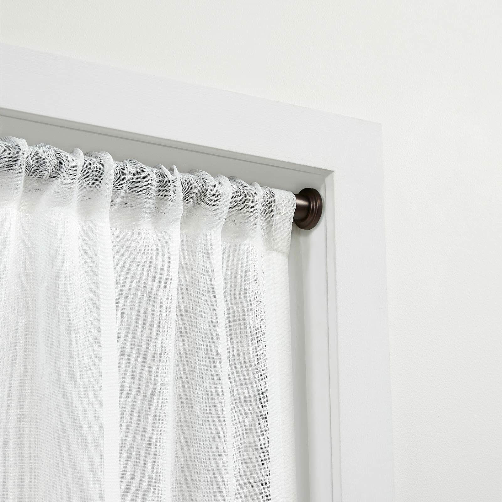 EXCLUSIVE HOME Tension Rod, Oil Rubbed Bronze, Adjustable 48"-84"