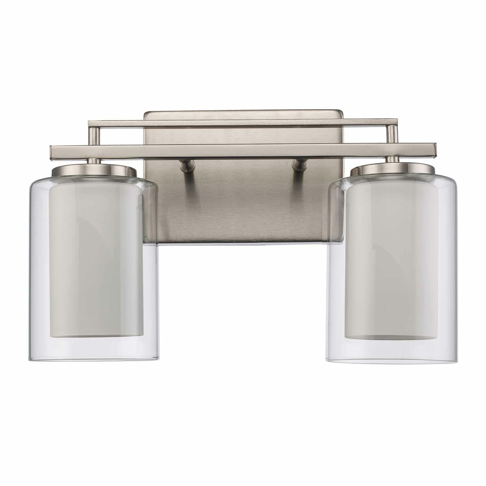 TRANS GLOBE 22484 BK I Lisbon Collection 32 Inch Four-Light Bathroom Vanity - in a Black Finish | Metal Housing I Clear & Frosted Shades I Modern Contemporary Light Fixture |