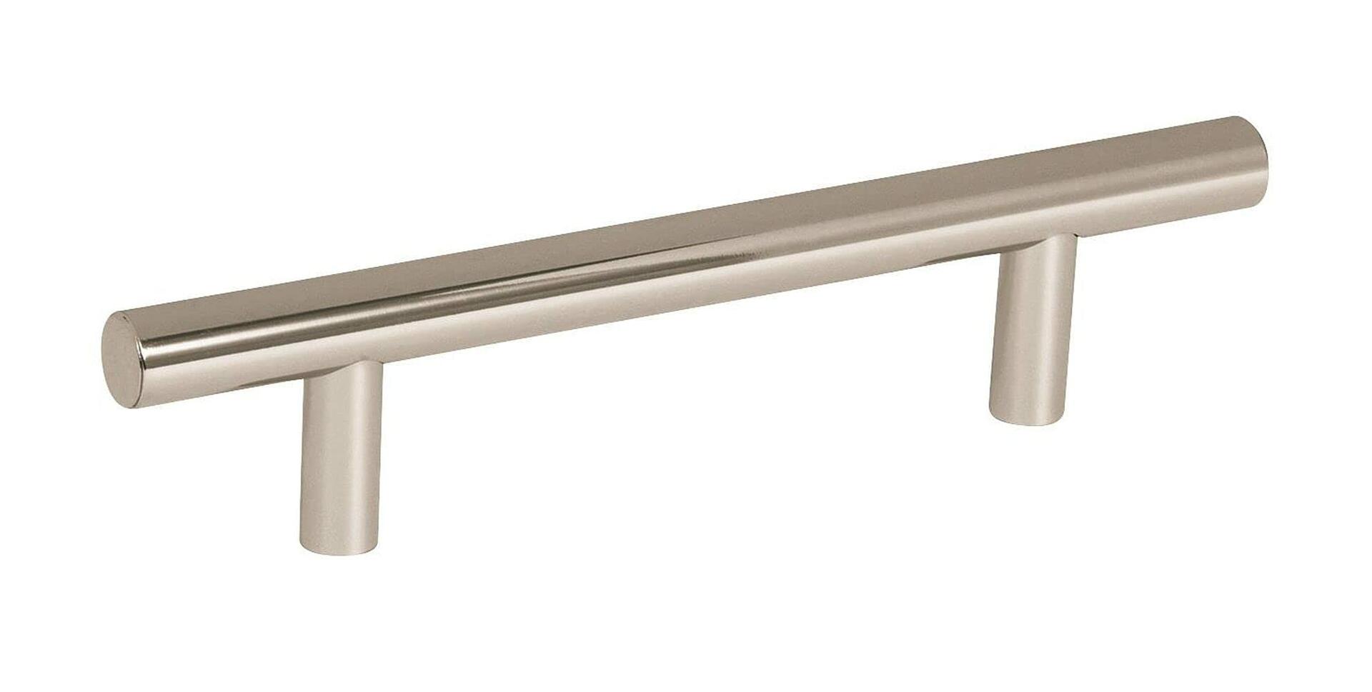 Amerock | Cabinet Pull | Polished Nickel | 3-3/4 inch (96 mm) Center to Center | Bar Pulls | 1 Pack | Drawer Pull | Drawer Handle | Cabinet Hardware