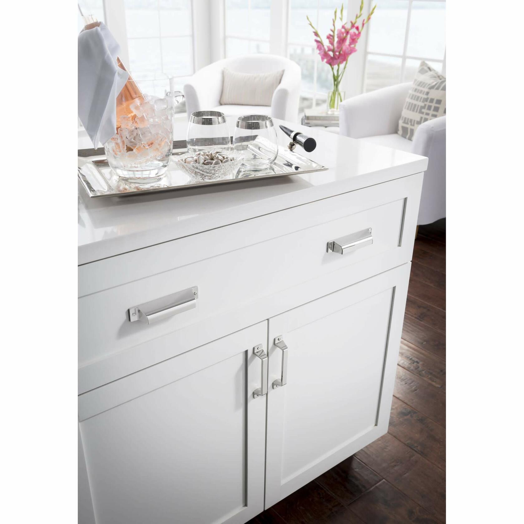 Top Knobs TK775HB TK775 Channing 7 Inch Center to Center Cup Cabinet Pull from The Barrington Series