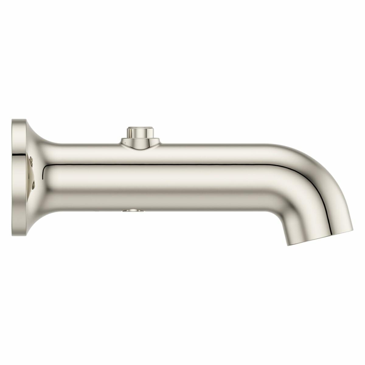Pfister TBS-06SHW Modern Round 7-1/8" Integrated Diverter Tub Spout - Polished Chrome
