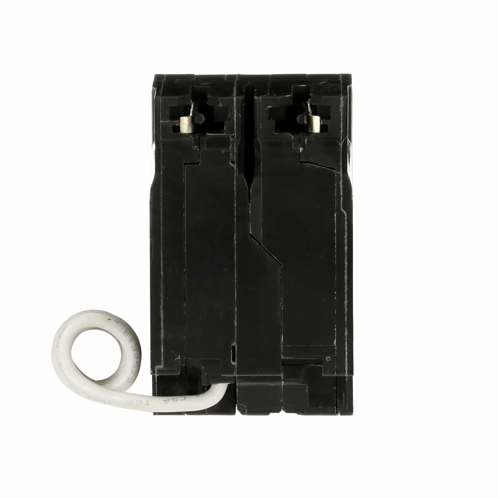 ABB Q-Line® THQL2120GFTP 20A Double Pole Circuit Breaker • 20 Amp Double Pole Ground Fault Breaker with Self-Test • 120/240 VAC 2-Pole GFCI Breaker • Ground Fault Circuit Interrupter