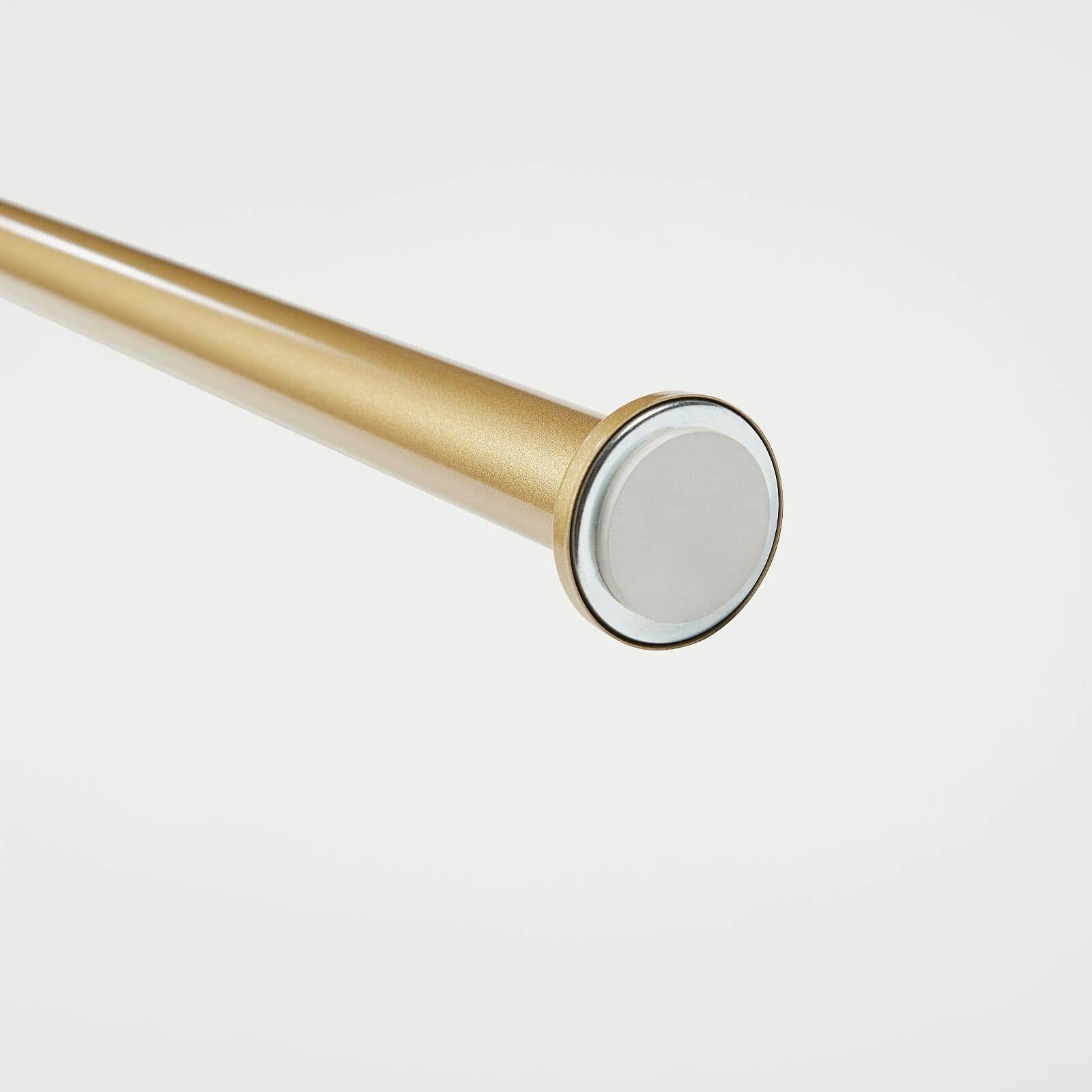Exclusive Home Tension Rod, Gold, Adjustable 48"-84"