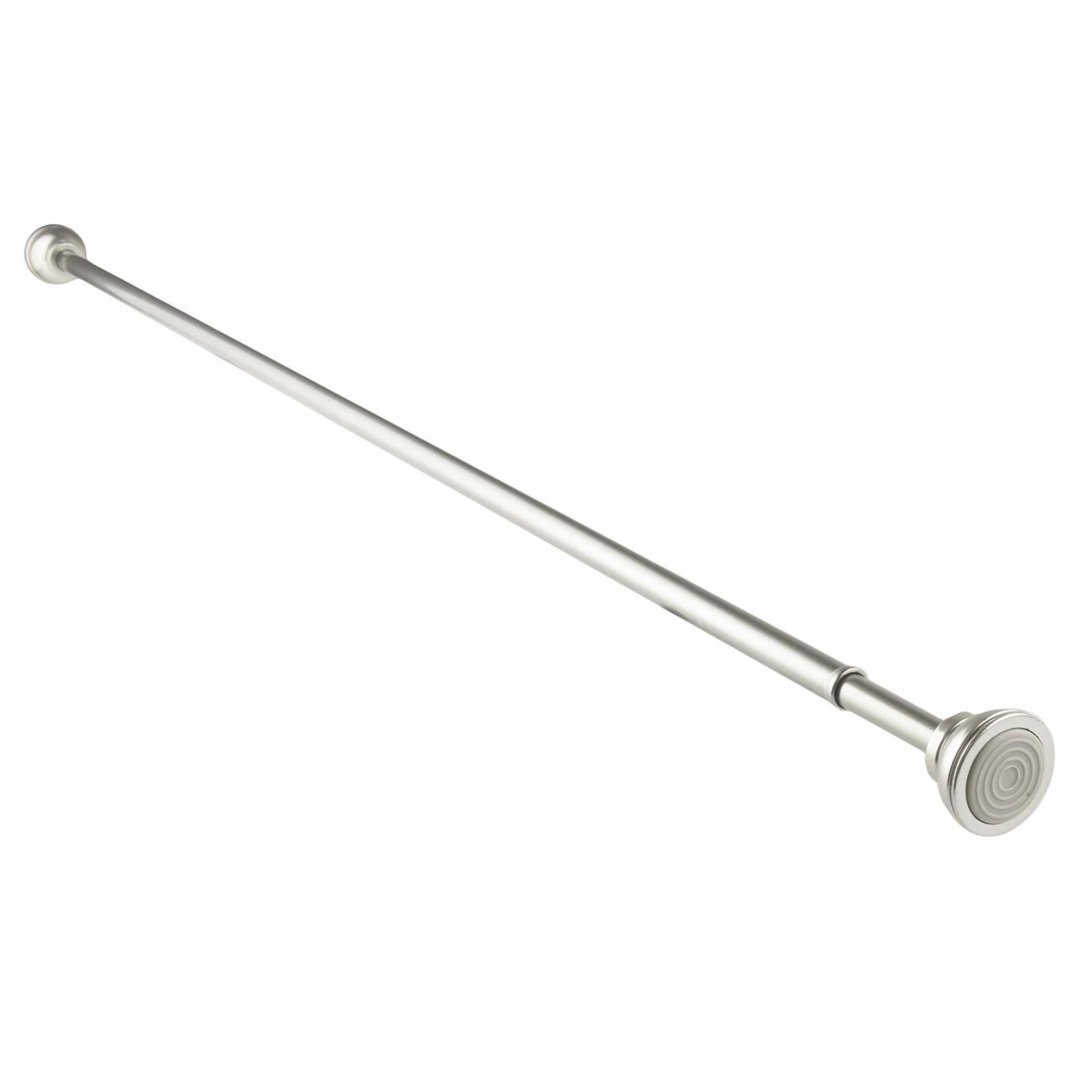 Rod Desyne SPT-D-24-5 7/16" Decorative Spring Tension Rod, 24-36 inch, Satin Nickel