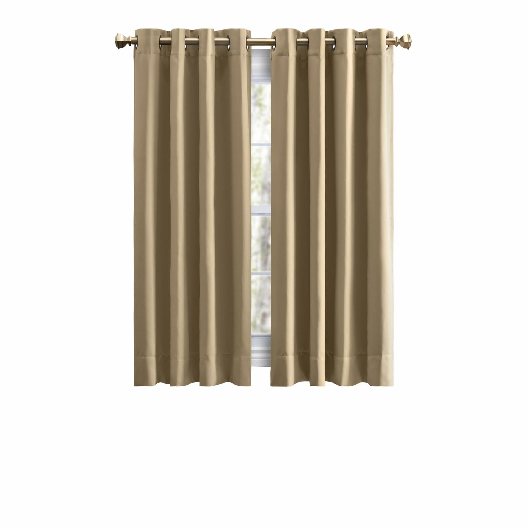 Ricardo Ultimate Blackout Grommet Panel With Wand, 56"W x 54"L, Sand