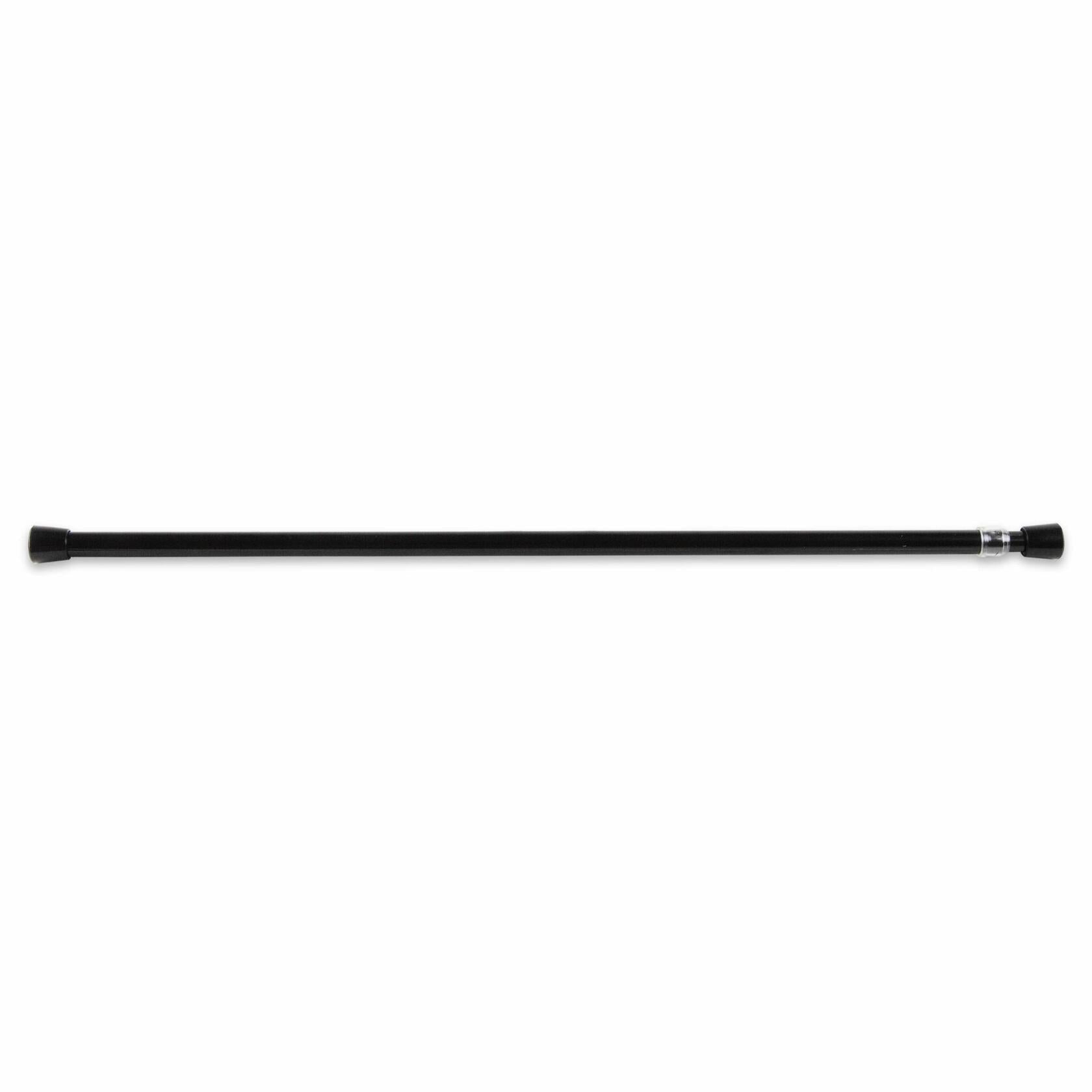 Rod Desyne SPT-R-28-2 7/16" Round Spring Tension Rod 28"-48", Black, 28-48"