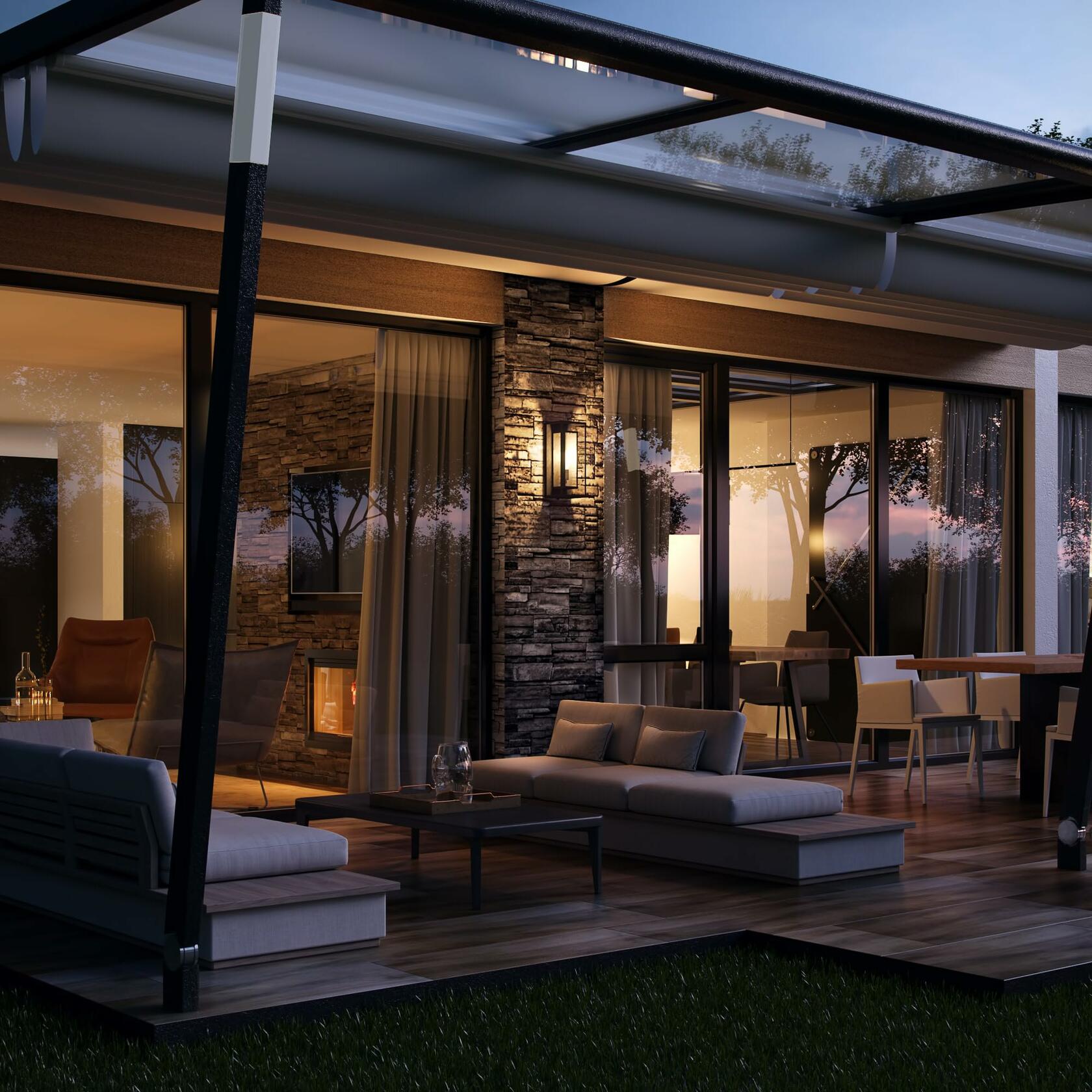 GLOBE Electric 44228 Montague 1-Light Outdoor Wall Sconce, Bronze, Clear Glass Shade,44228