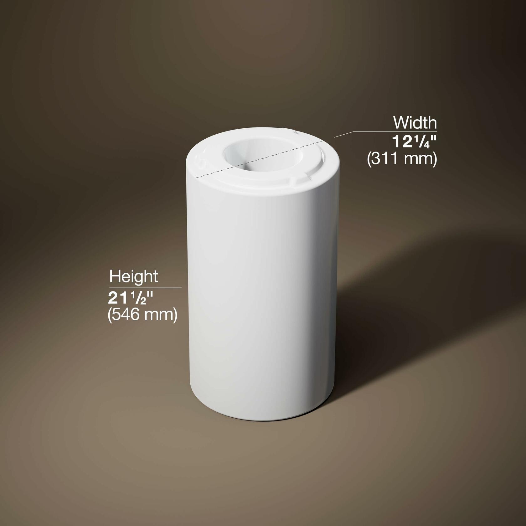 KOHLER 20702-0 Veil Bathroom Sink, White