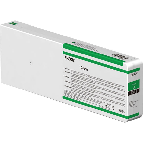 Epson T54VB00 150 ml UltraChrome HDX Green Ink Cartridge for Large Format Inkjet Printers